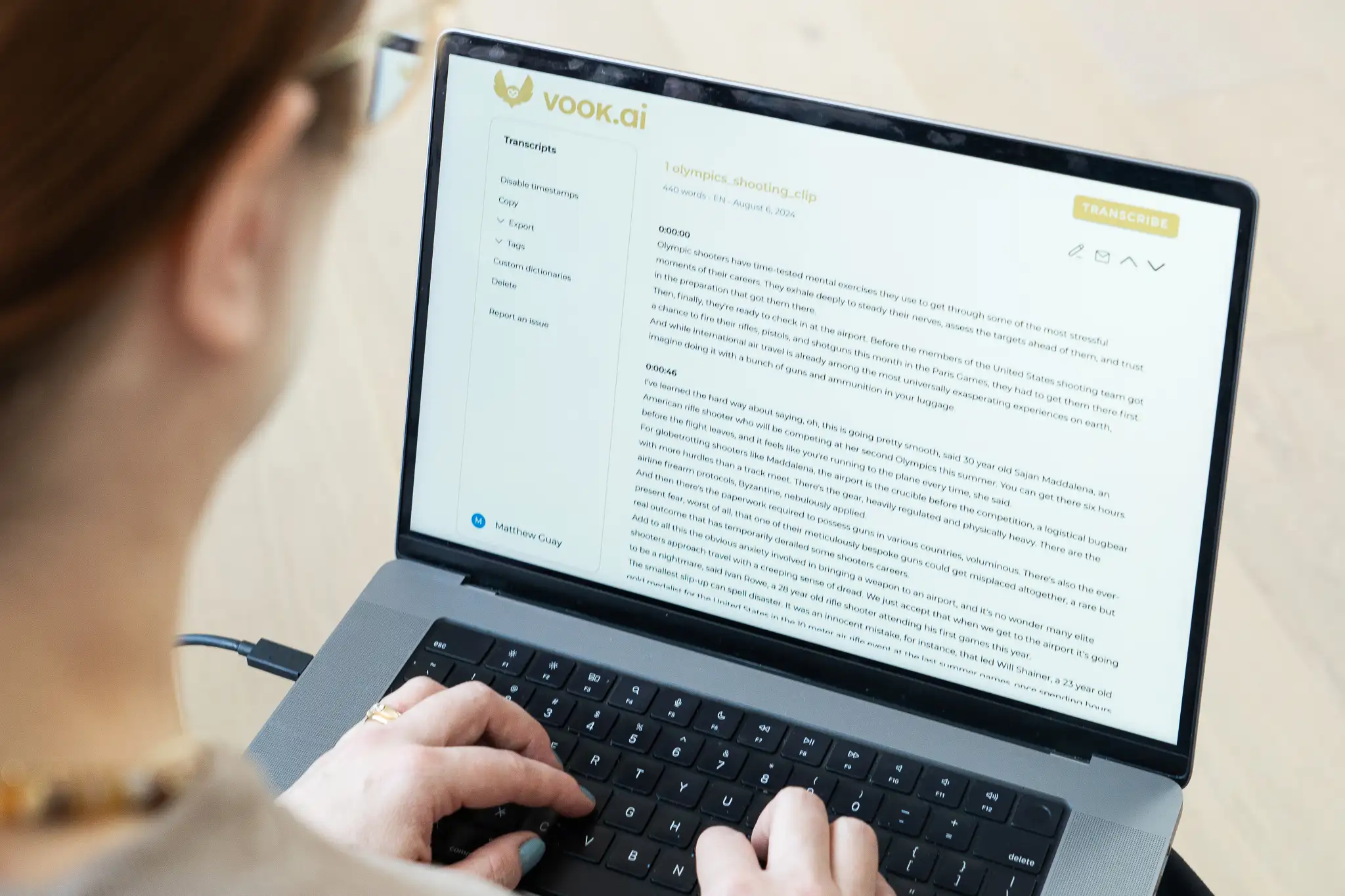 Professional Transcription Service - AM Interpretiv